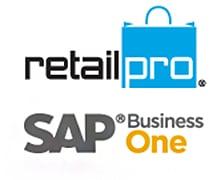 SAP One logo Retail Pro logo